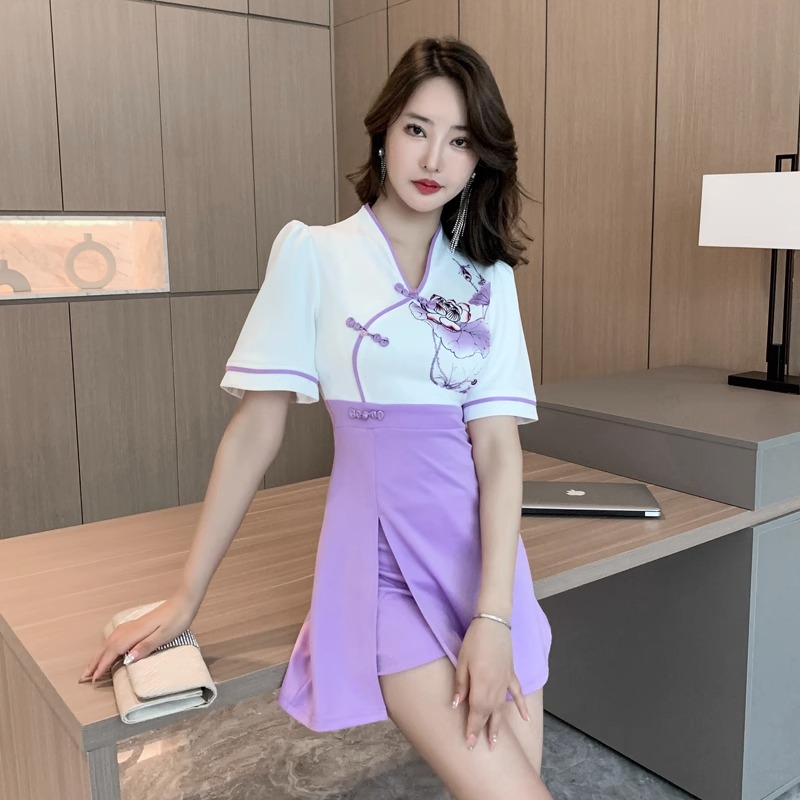 美容院工作服女高端足浴养生馆