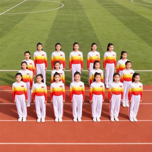 初高中广播体操比赛演出服装健身操运动会啦啦队健美操团体表演服