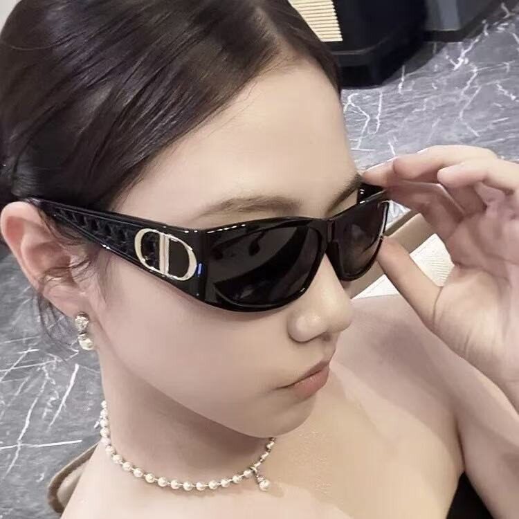 Y2K猫眼发箍防晒轻奢太阳镜女
