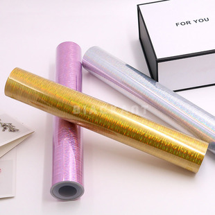 镭射拉丝刻字膜DIY装饰广告炫彩不干胶Vinyl贴纸