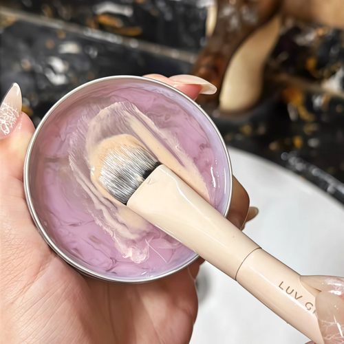 洗过才知道化妆刷里真的很脏！刷子清洗皂清洁粉扑干净化妆工具