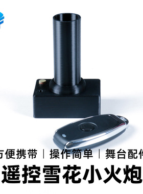 遥控电子点火专业雪花纸炮筒雪花飘舞喷筒小火炮气氛北方魔术道具