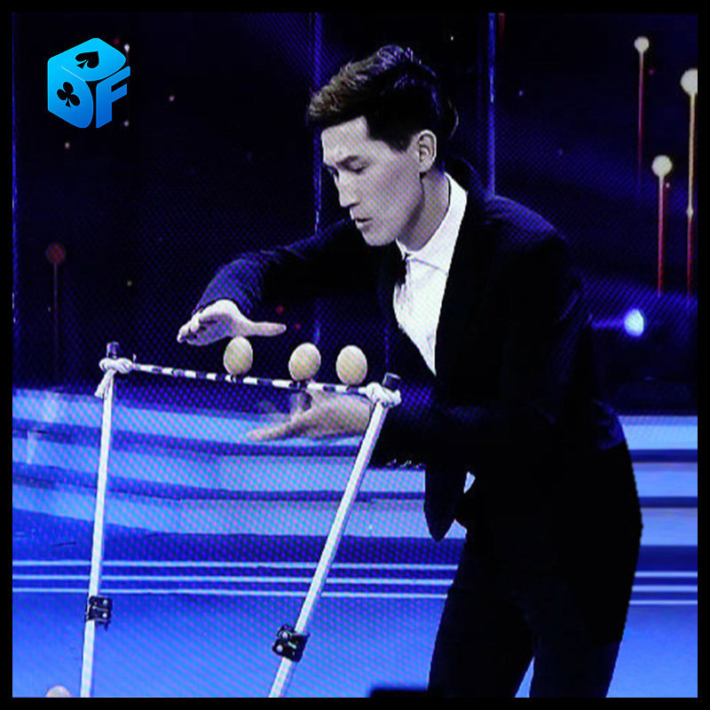 北方魔术 绳上立鸡蛋 鸡蛋平衡术 大型舞台震撼杂技 魔术道具