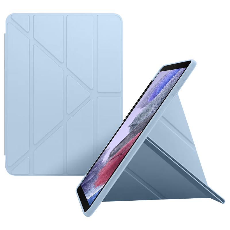 确动适用于三星Tab A7Lite保护壳8.7英寸新款Y折液态SM-T225硅胶套Galaxy TabA7Lite平板防弯A7 Lite磁吸防摔