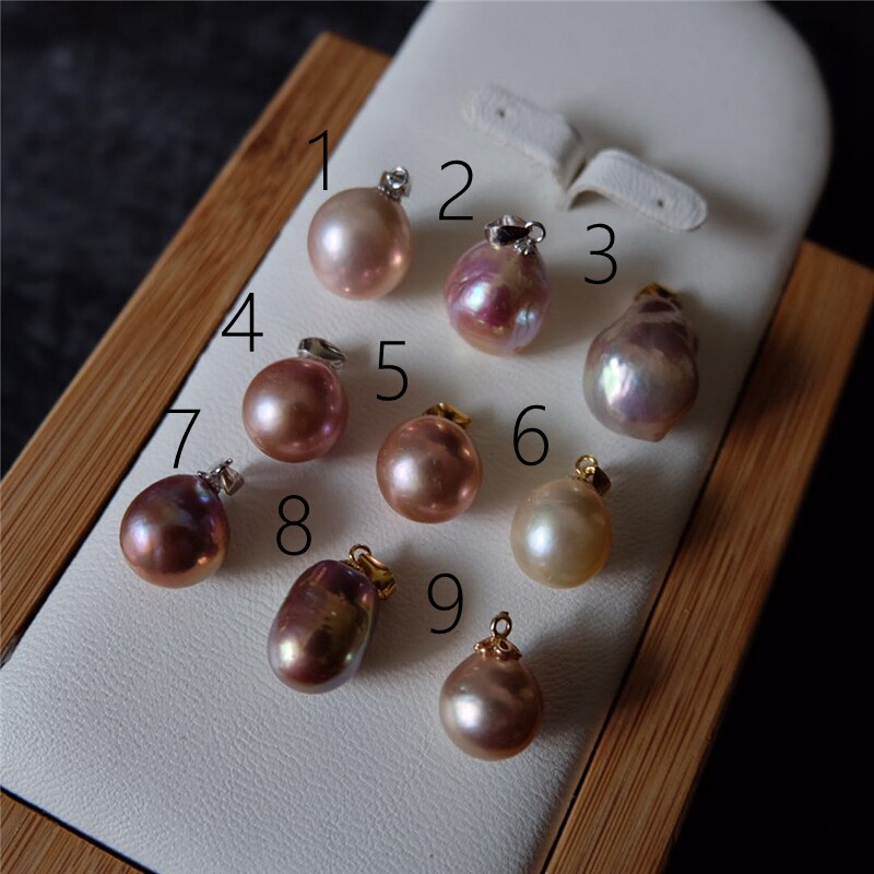 DIY成品 S925纯银天然巴洛克珍珠简单款吊坠 皮光非常好 异形珠|msdalam kategori Aksesori/Barang Kemas Fesyen, loket/loket - dari Buy2taobao.com untuk memberikan perkhidmatan ejen Taobao profesional membeli