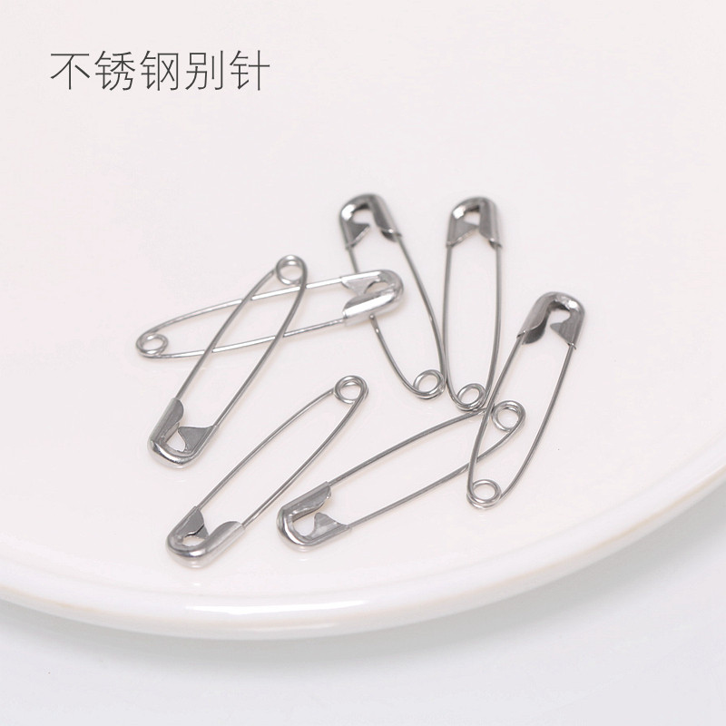 DIY 수제 재료 쥬얼리 액세서리 스테인레스 스틸 핀 브로치는 퇴색하지 않습니다