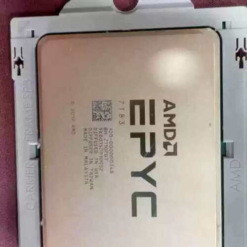 议价AMD+7T83+三代EPYC处理器，64核心128