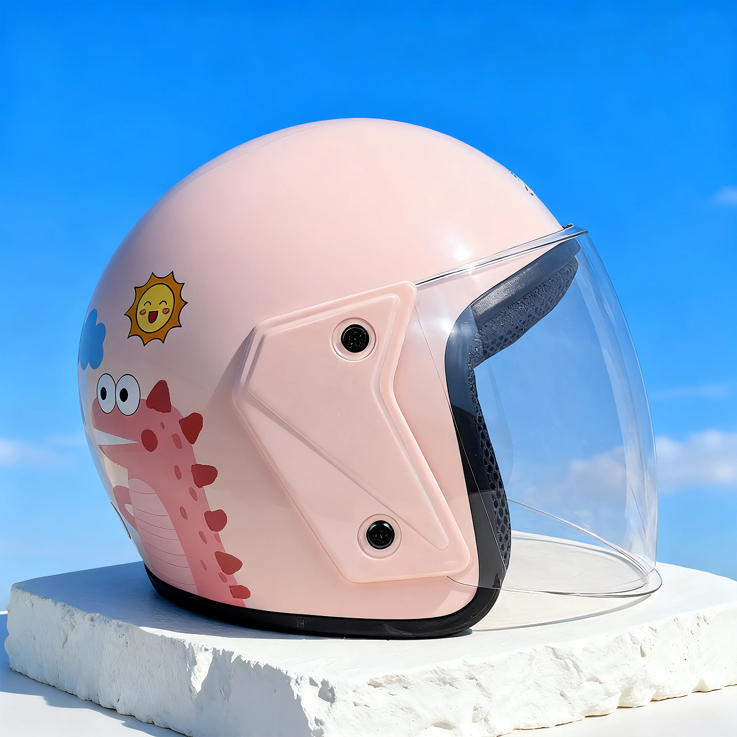 3C认证电动车头盔头女士保暖安全帽摩托车秋冬款四季通用成人卡通