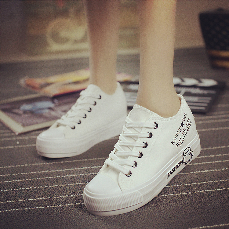 2018春秋新款女装厚底松糕运动鞋潮女内增高