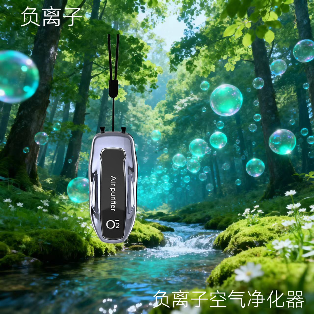 清新空气净化器小型随身空气消毒