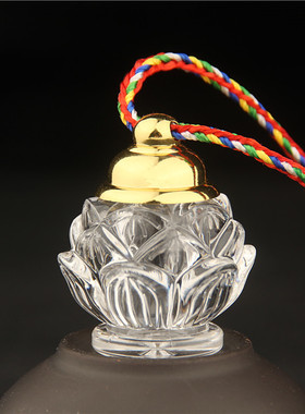 男女亚克力莲花舍利塔嘎乌盒吊坠