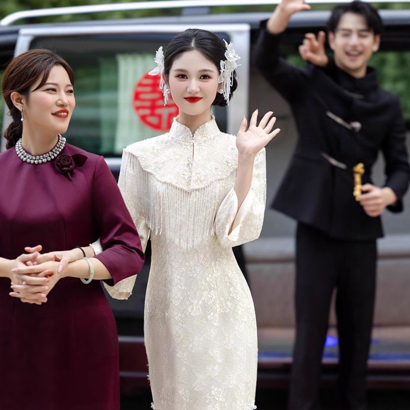 海棠记新中式旗袍敬酒服新娘订婚