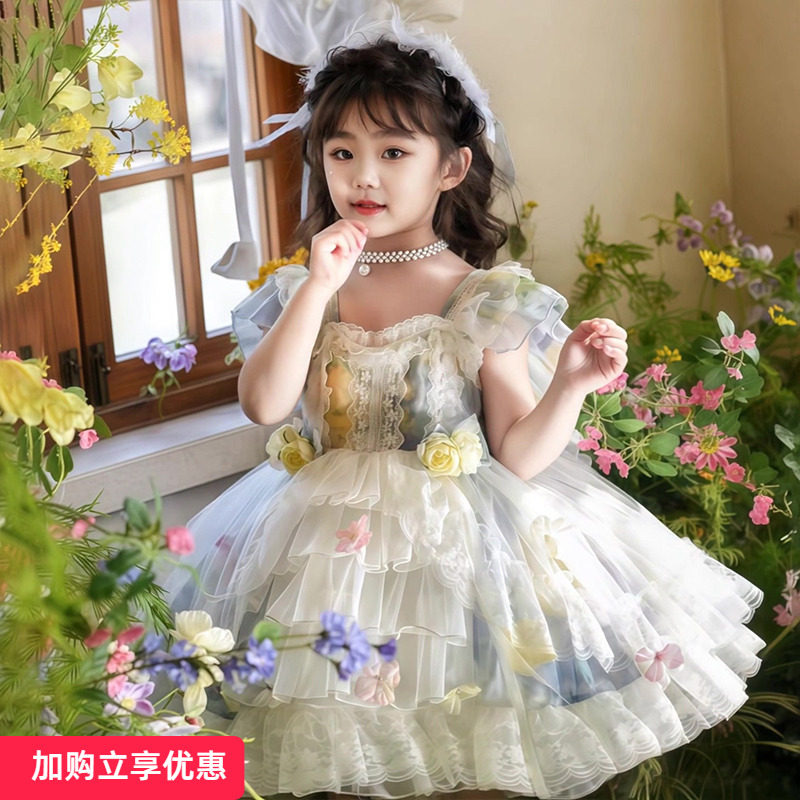 女童春夏绿野仙踪四季裙公主裙图片