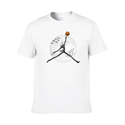 圣诞夜惊魂Jack 杰克万圣节南瓜王趣味T恤短袖圆领夏季男女情侣装