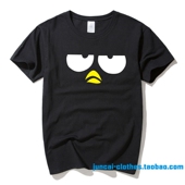 淘气XO ばつまる 酷企鹅 三丽鸥sanrio T恤 maru 短袖 男 BadBadtz