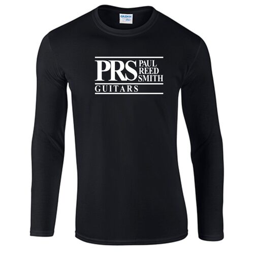 PRS吉他电鼓秋冬长袖圆领衣服摇滚纯棉T恤男女乐器练习演出服宽松