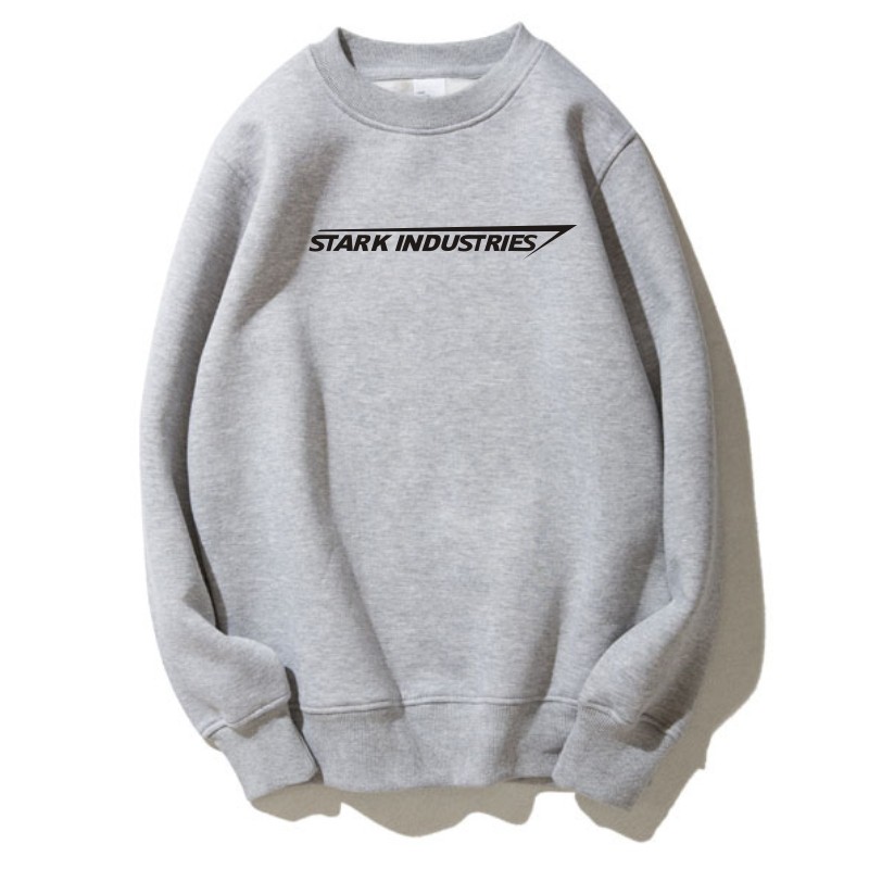 stark industries史塔克工业钢铁侠男女学生衣服加绒圆领卫衣外套