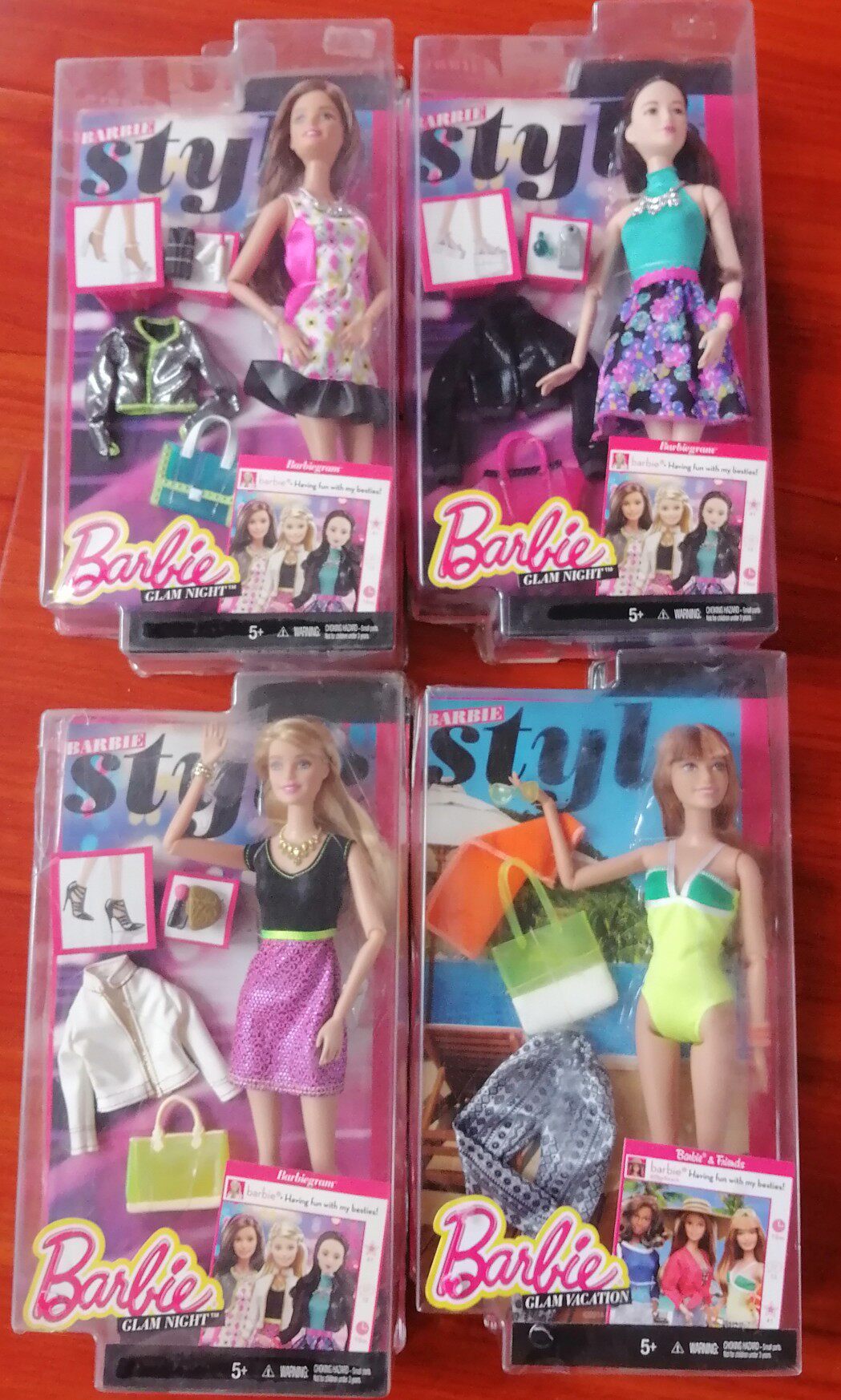 美泰正版芭比娃娃Barbie 时尚达人 潮流之星多关节可动过家家娃娃