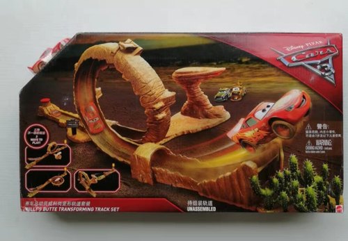 赛车总动员3 威利岗三合一变形轨道套装闪电麦昆DVF40 汽车总动员