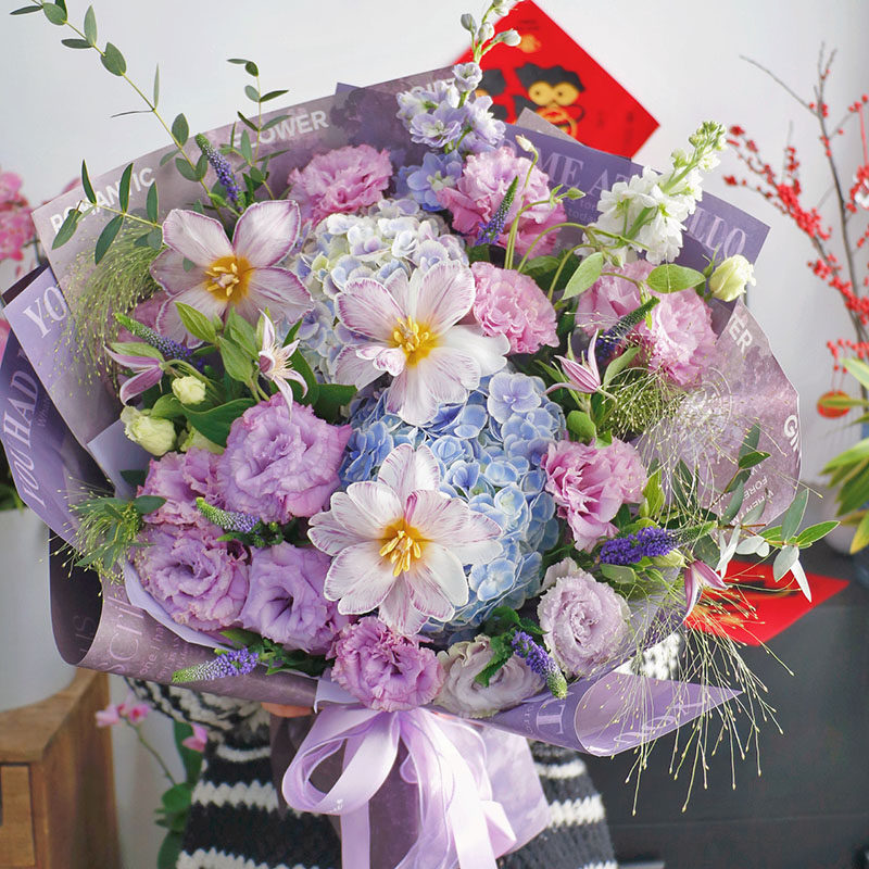 母亲节北京同城鲜花花束天津毕业送闺蜜送女友玫瑰送妈妈长辈生日