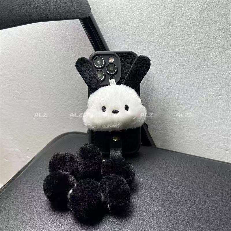 小红书秋冬爆款毛绒iPhone17promax手机壳16ProMAX腕带15plus适用苹果16Plus女14/13/12Promax女17Pro/16Pro