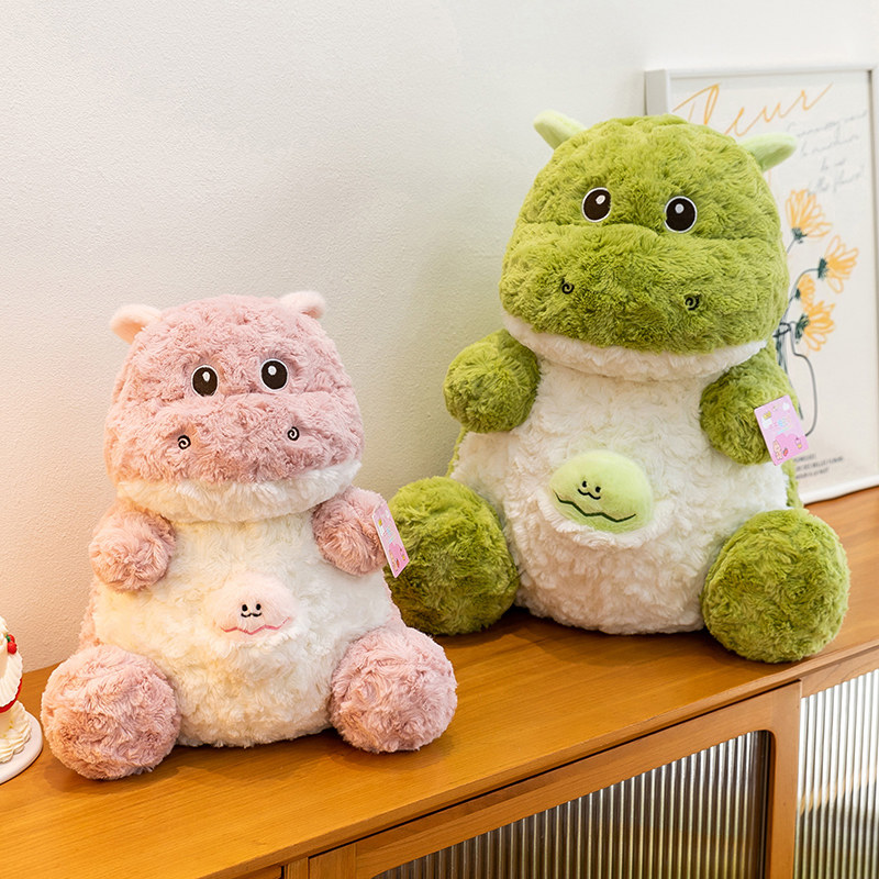 可爱胖胖小恐龙毛绒玩具恐龙蛋玩偶儿童睡觉男生娃娃抱枕公仔宝宝