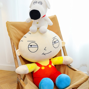 卡通恶搞之家玩偶饺子公仔毛绒玩具小狗莱恩斯威特玩偶儿童礼物男