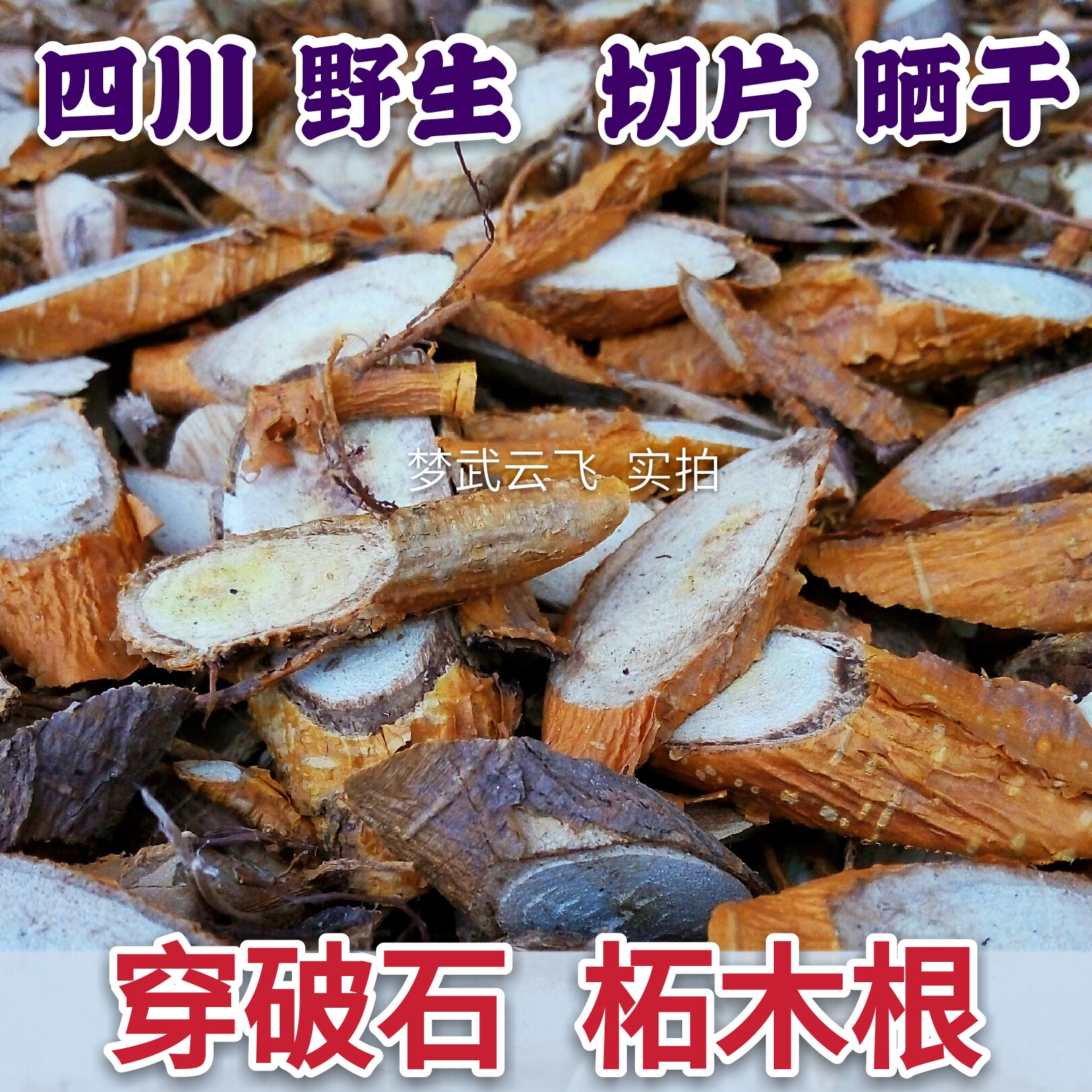 晒干野生 药材 穿破石 柘木根 柘桑 地棉根 千层皮33元1斤包邮