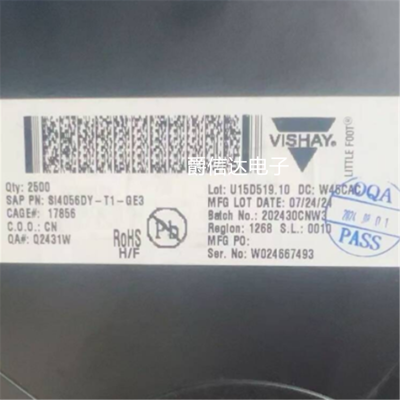 SI4056DY-T1-GE3 SOP8 N沟道 耐压100V 电流11.1A 场效应管MOSFET