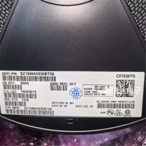 原装正品 SZ1SMA5930BT3G 丝印830B 封装SMA 1.5W 16V 稳压二极管