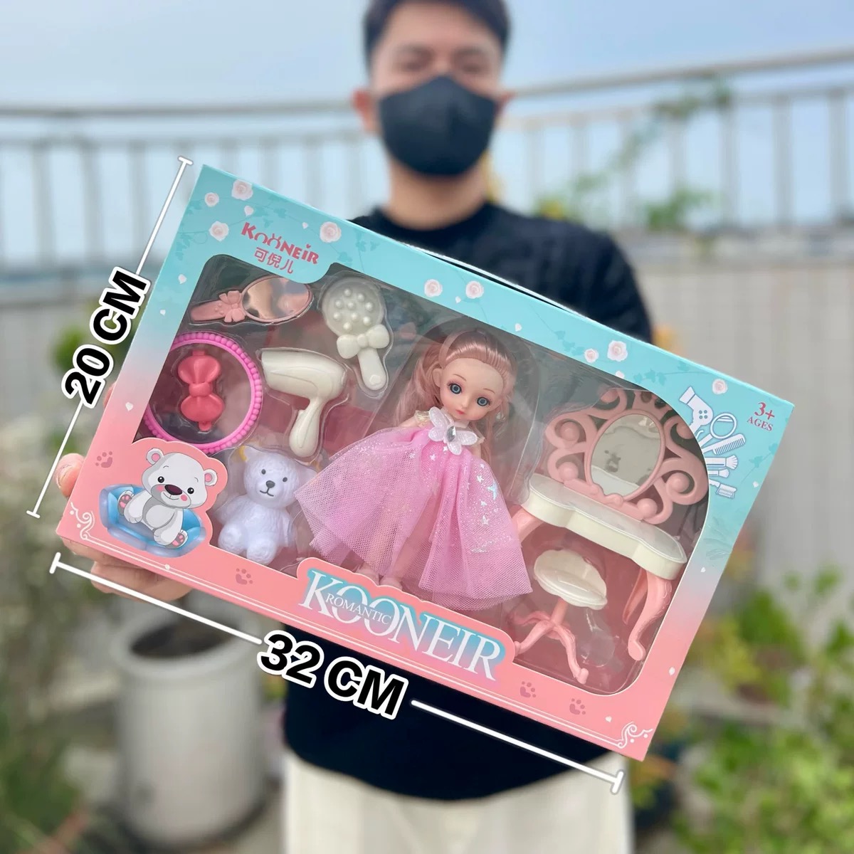 儿童洋娃娃仿真公主娃娃女孩过家家玩具儿童玩具礼品套装组合玩具