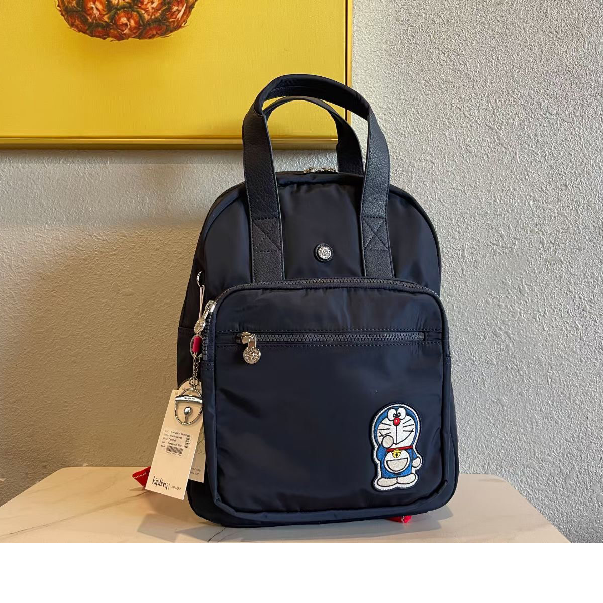 kipling凯浦林双肩包女哆啦a梦联名限量款旅行休闲背包轻便l7708