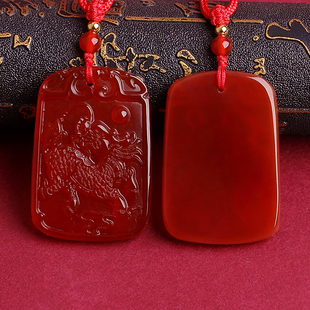 红玛瑙项链火麒麟吊坠阴阳五行缺火补火丙火丁火属火的饰品护身符
