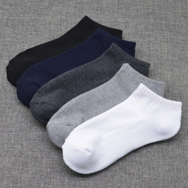 袜子男加厚加绒低帮保暖毛巾短袜