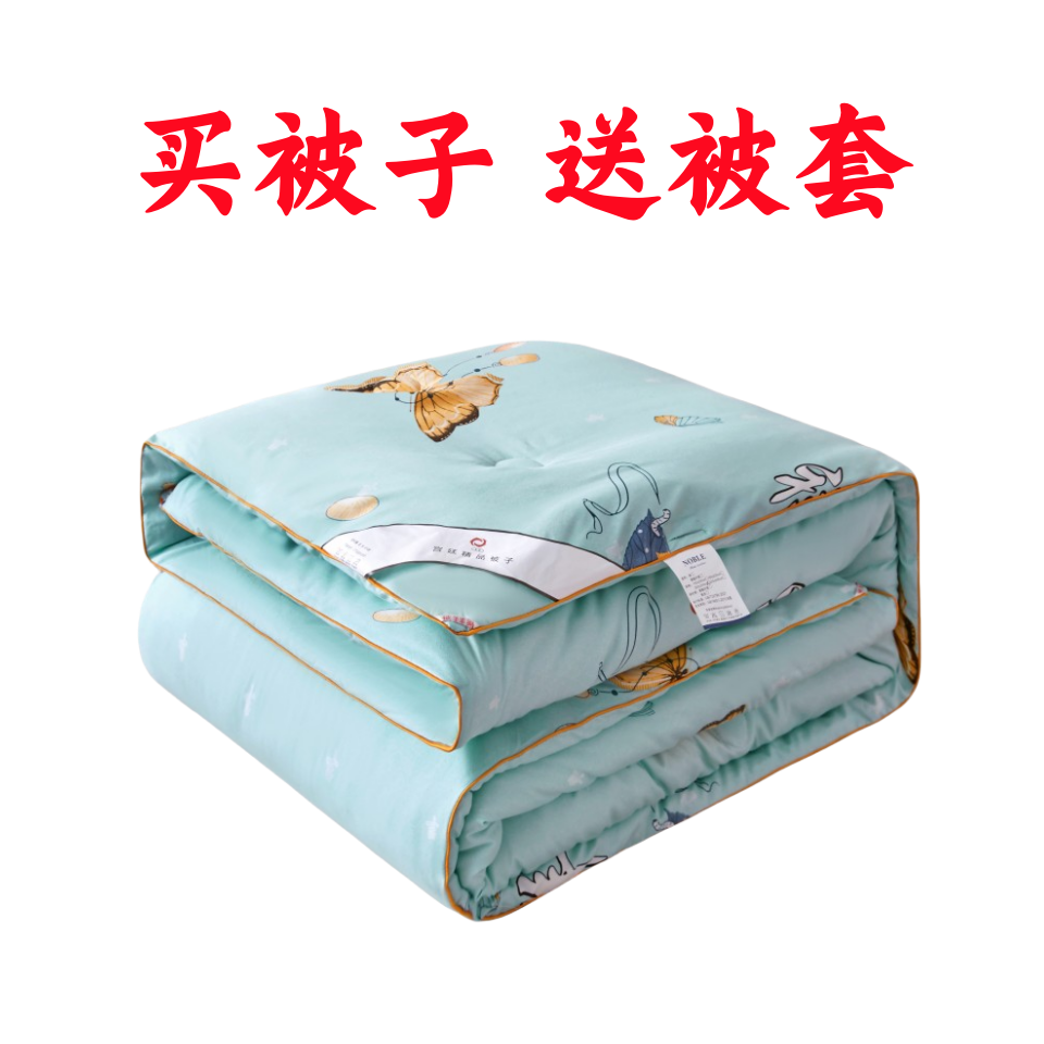 买被子送被套四季通用
