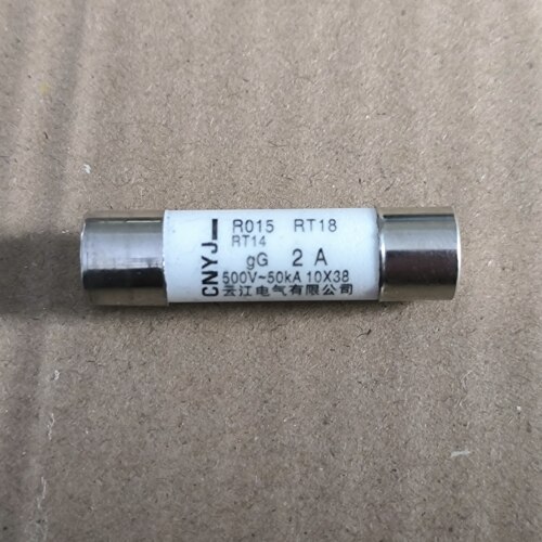 云江R015 RT18 RT14 10*38MM RO15陶瓷熔断器保险丝管500V20只/盒