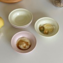 简约温柔纯色釉下彩味碟耐高温可爱小菜碟调料蘸料陶瓷商用小碟子