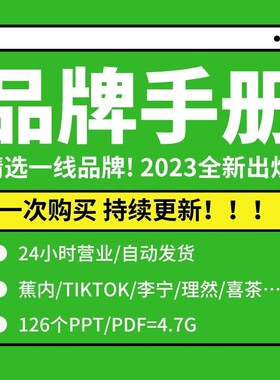 新品广告人品牌介绍手册设计排版4A公司营销策划推广PPT模板