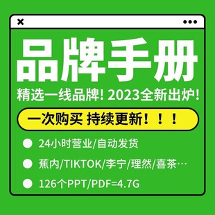 新品广告人品牌介绍手册设计排版4A公司营销策划推广PPT模板
