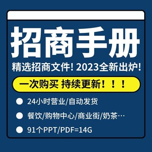 2025新品招商手册商场购物中心品牌加盟招商推广4A广告PPT模板