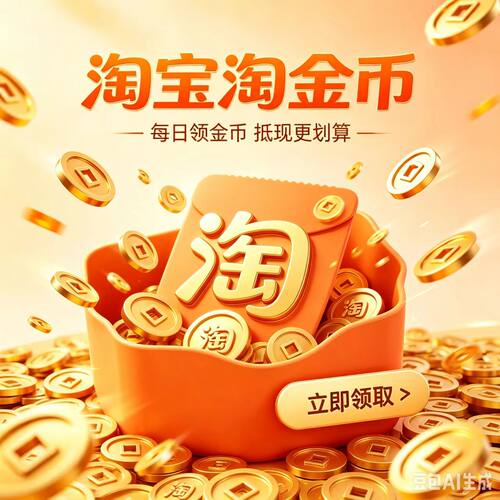 淘金币领取入口淘金币首页签到首页入口领金币频道自动发货001
