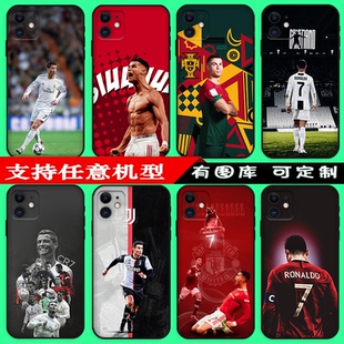 C罗葡萄牙队CR7足球衣适用iPhone16E硅胶手机壳苹果16ProMax 14PRO 13pro 12mini防摔苹果XSMax全包边se2软套