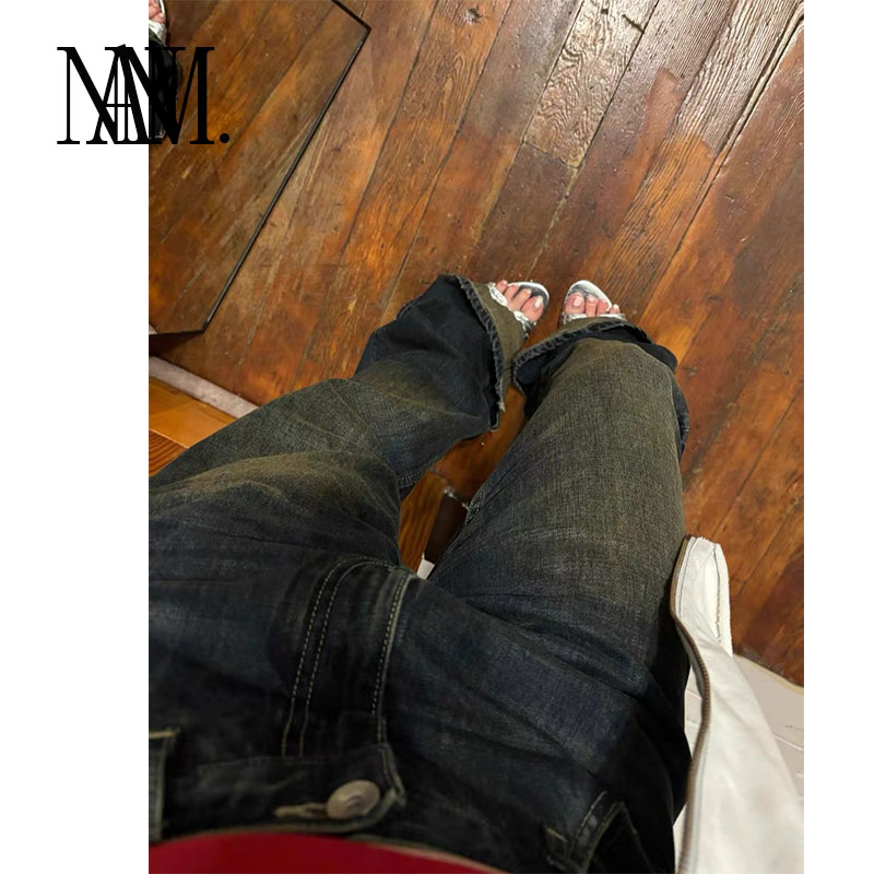 NAN新款修身显瘦牛仔裤