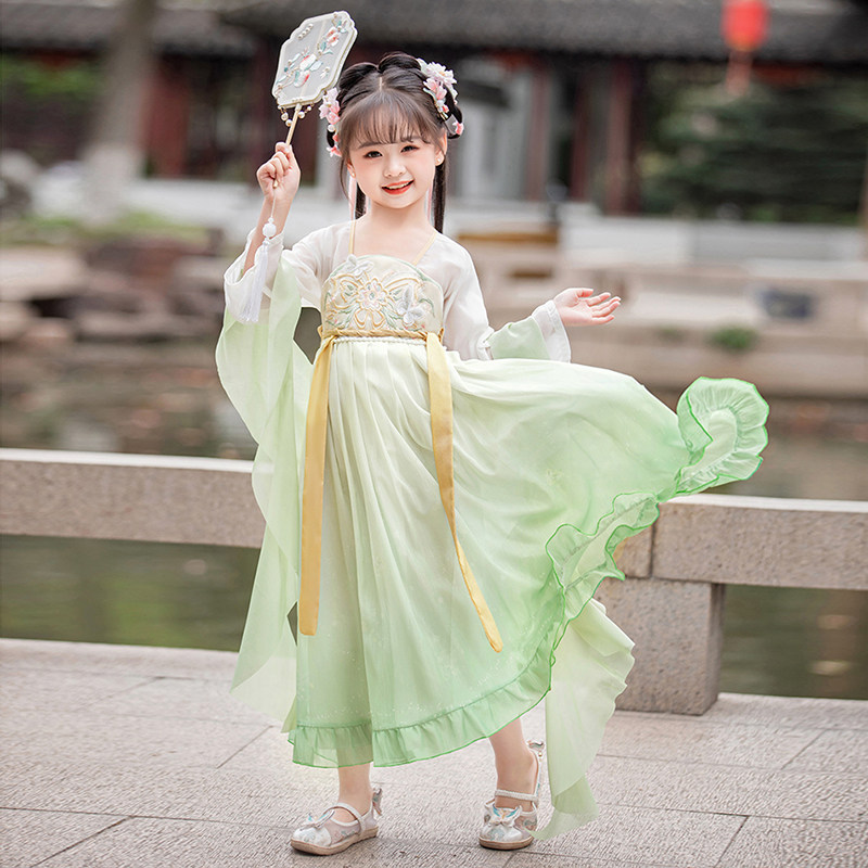 汉服儿童中国风齐胸襦2026连衣裙