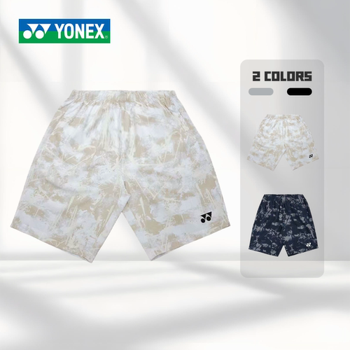 YONEX/尤尼克斯羽毛球服短裤yy扎染风格运动透气速干短裤集合