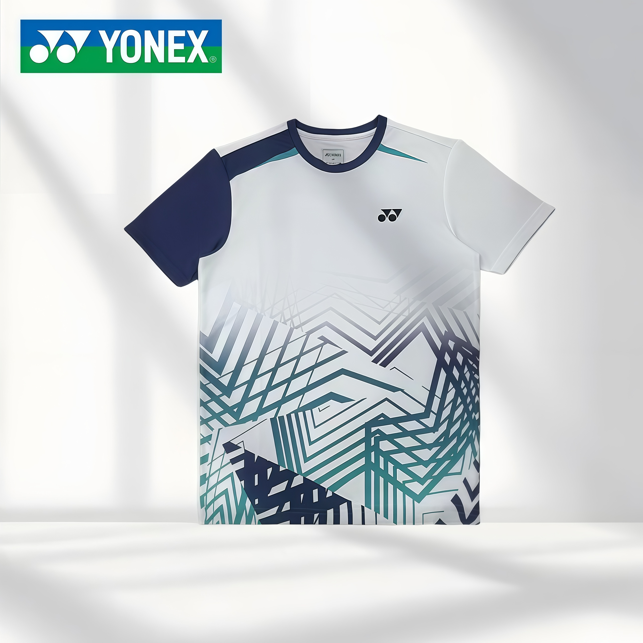 YONEX/尤尼克斯羽毛球服比赛训练文化衫yy速干透气短袖T恤-3078