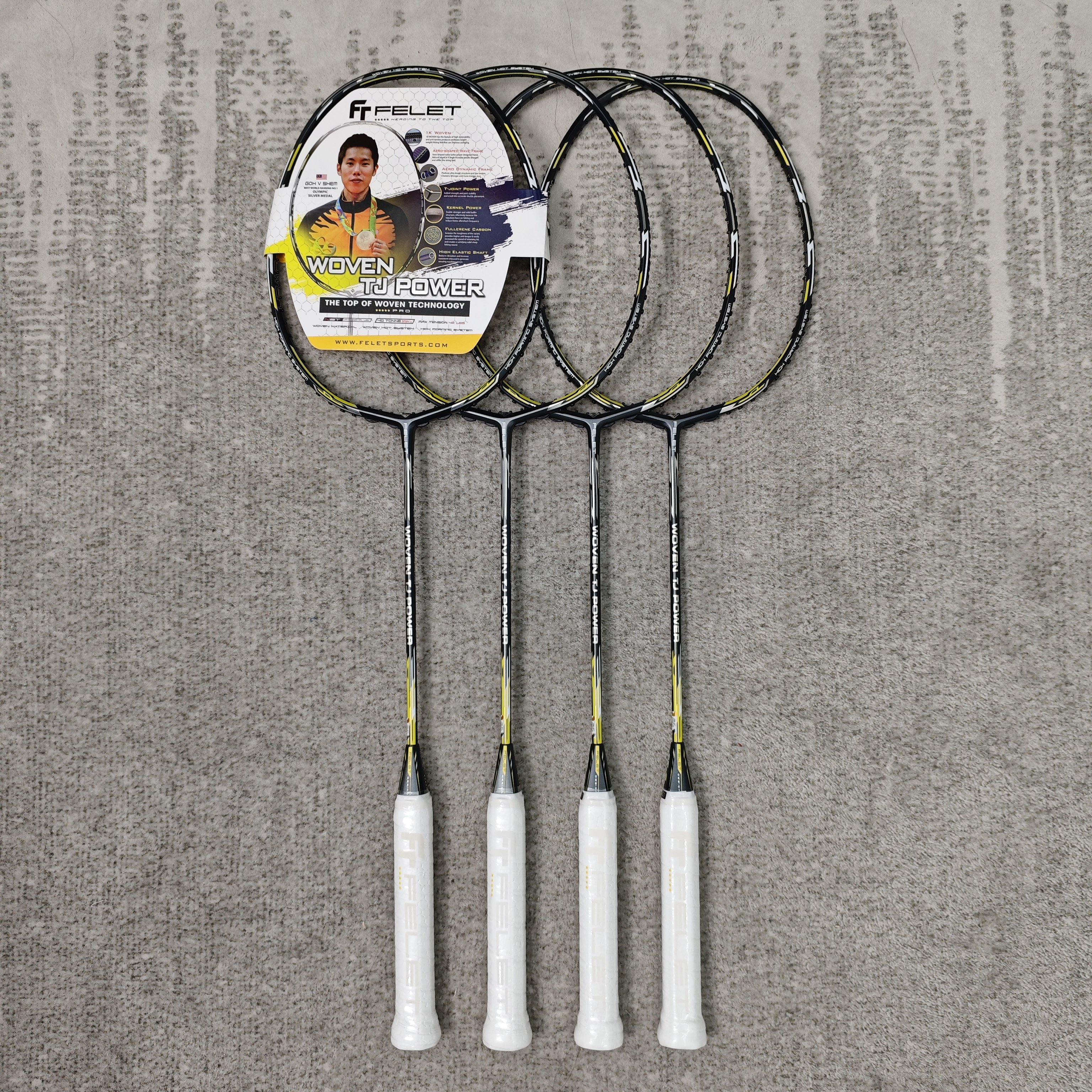 全新正品大马国手吴蔚昇辉厉战拍Goh Vshen 4U进攻型羽毛球拍