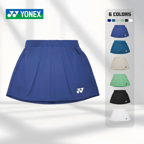 YONEX/尤尼克斯羽毛球运动短裙春夏女款yy速干百褶裙A字裙-2846
