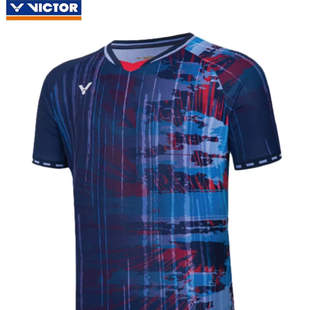 VICTOR/威克多胜利羽毛球服男短袖T恤无袖李梓嘉大赛服