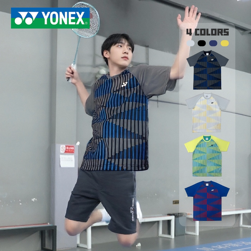 新款YONEX/尤尼克斯羽毛球服比赛训练文化衫yy速干透气短袖T恤潮